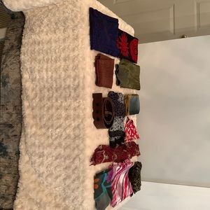 Scarves and belts